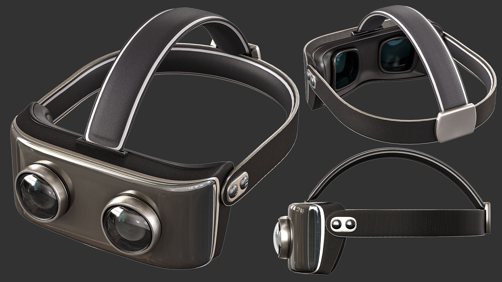 10 VR-Headset  Low-poly 3D model_33
