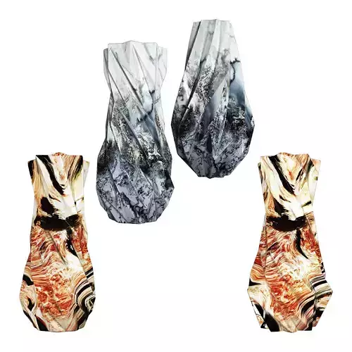 Modern Vases 3D model