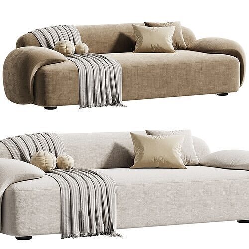 Ama sofa 3 3D model 2