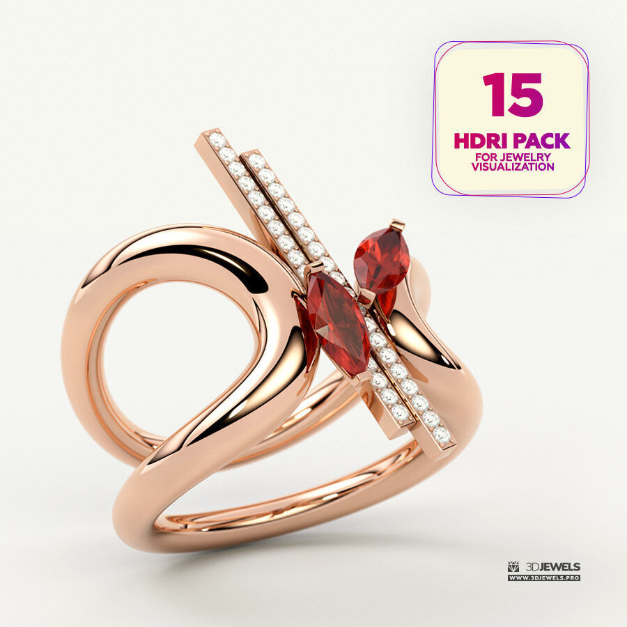 Studio HDRI Maps for Jewelry Rendering Pack 2 Texture_1