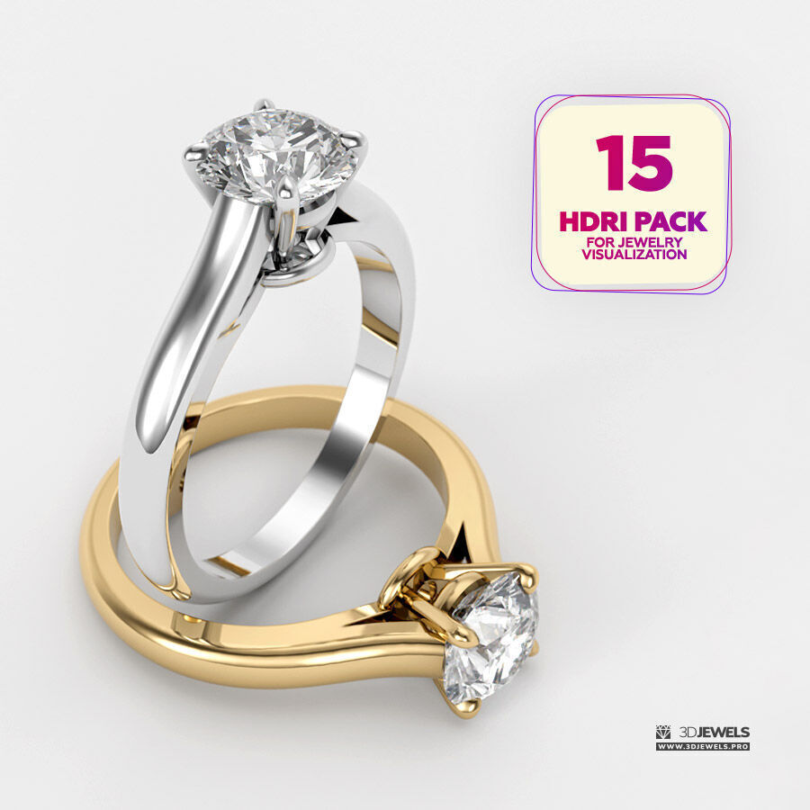 Studio HDRI Maps for Jewelry Rendering Pack 2 Texture_4