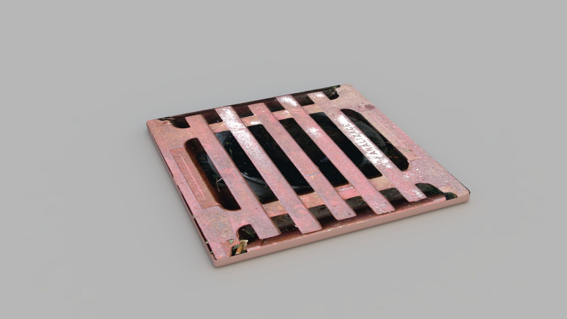 Sewer Grate 09 3D model_3