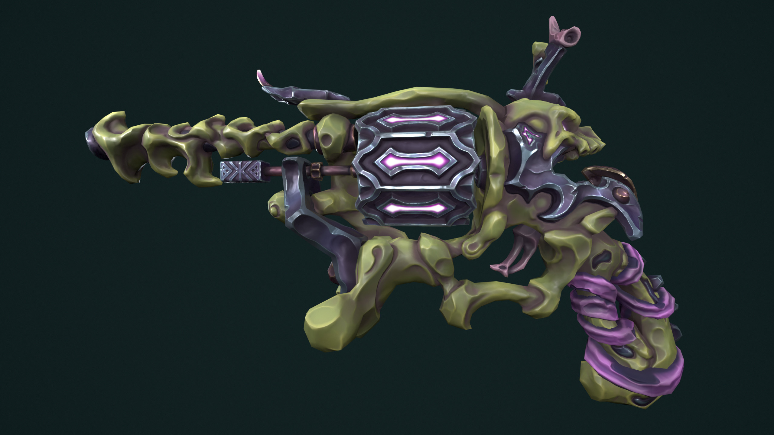 Undead revolver 3d print 3D print model_8