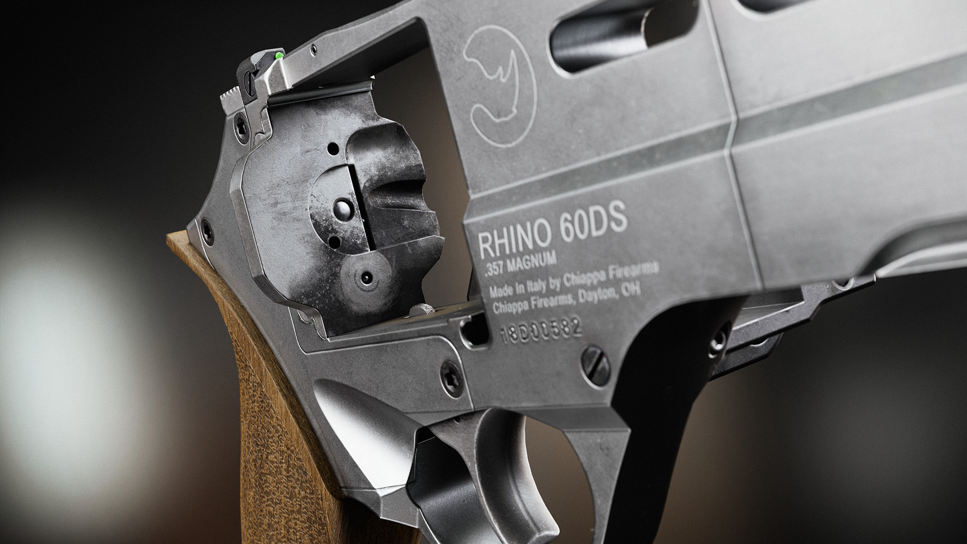 Chiappa Rhino 60DS Low-poly 3D model_7