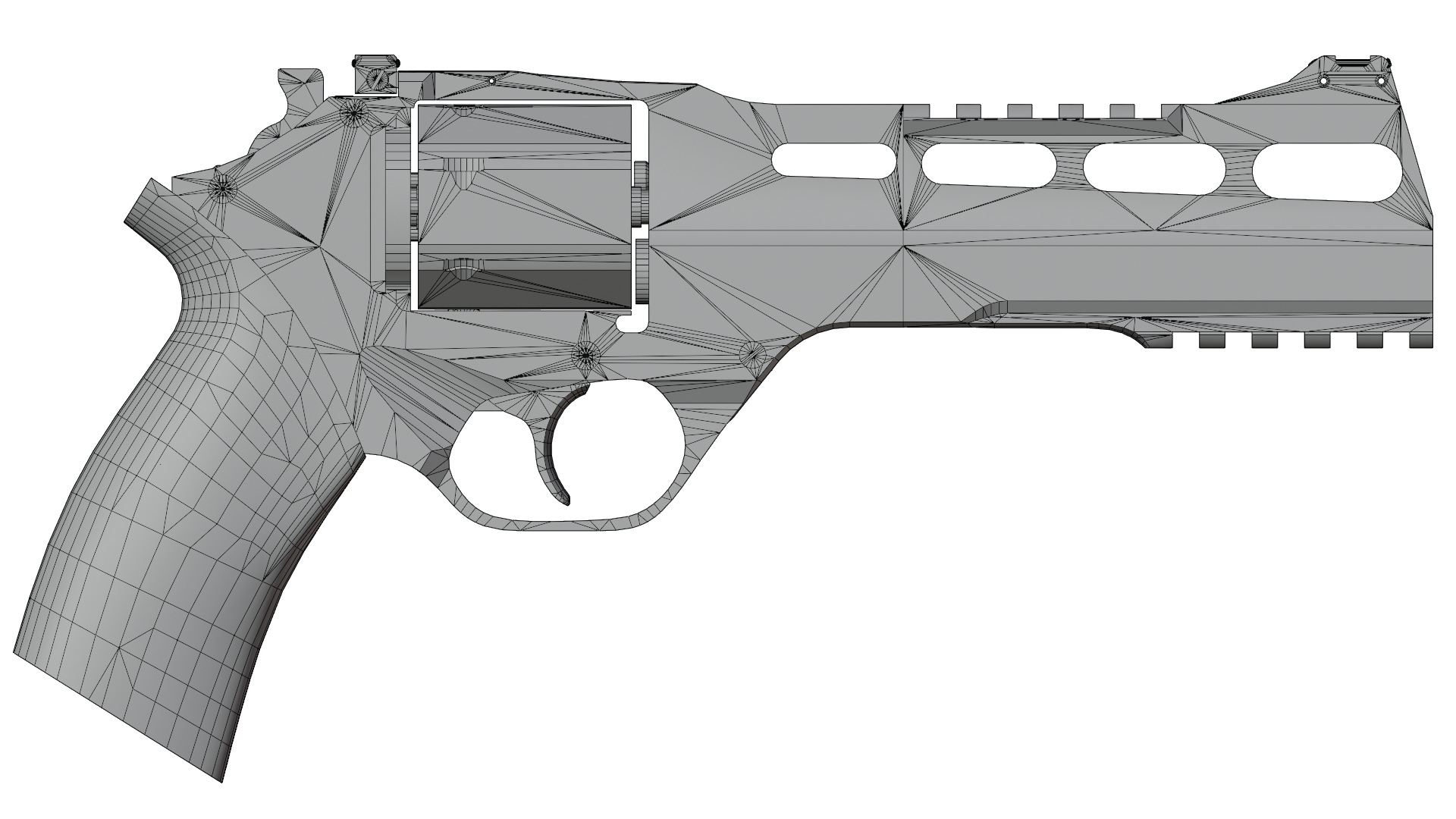 Chiappa Rhino 60DS Low-poly 3D model_24