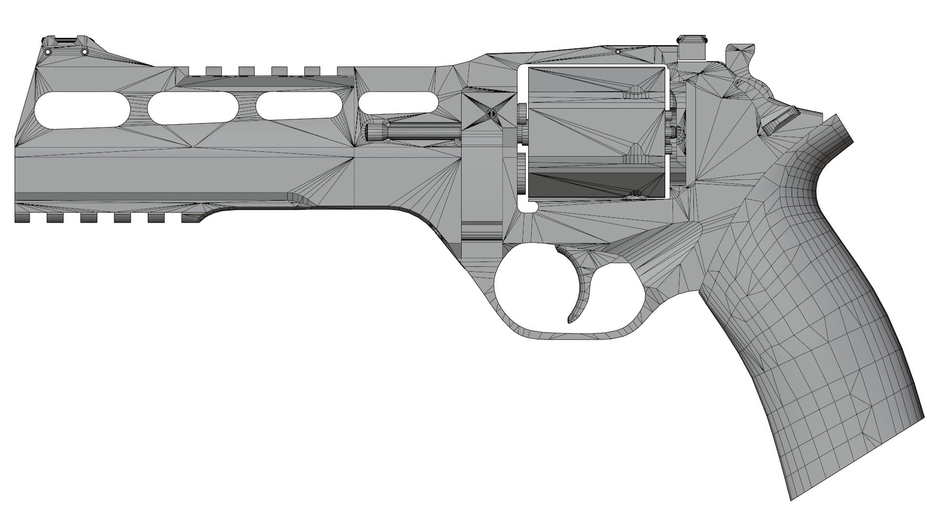 Chiappa Rhino 60DS Low-poly 3D model_23