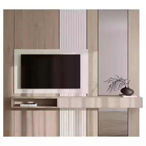 Bedroom Furniture Composition 21 3D model