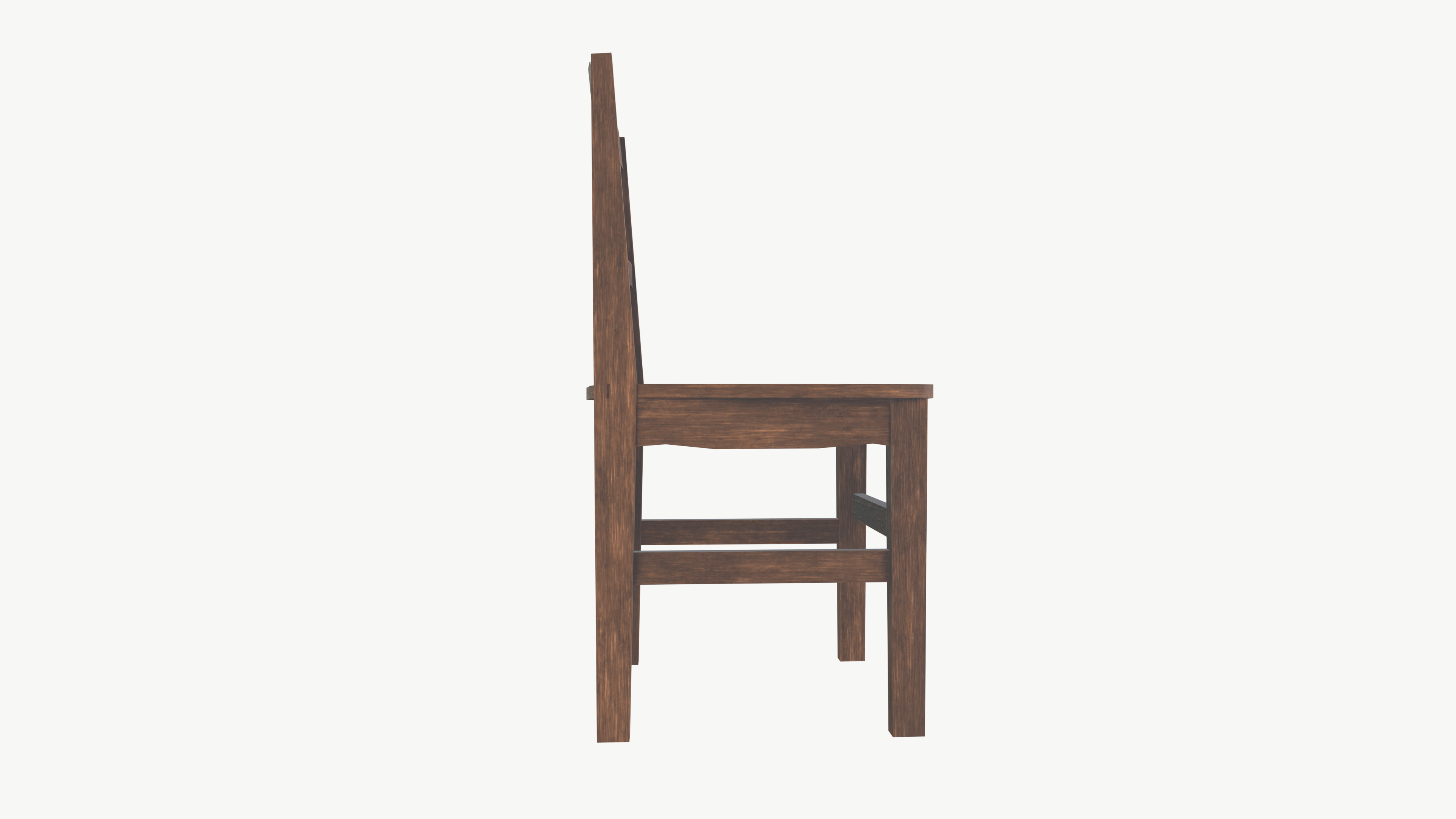 Chair Low-poly 3D model_6