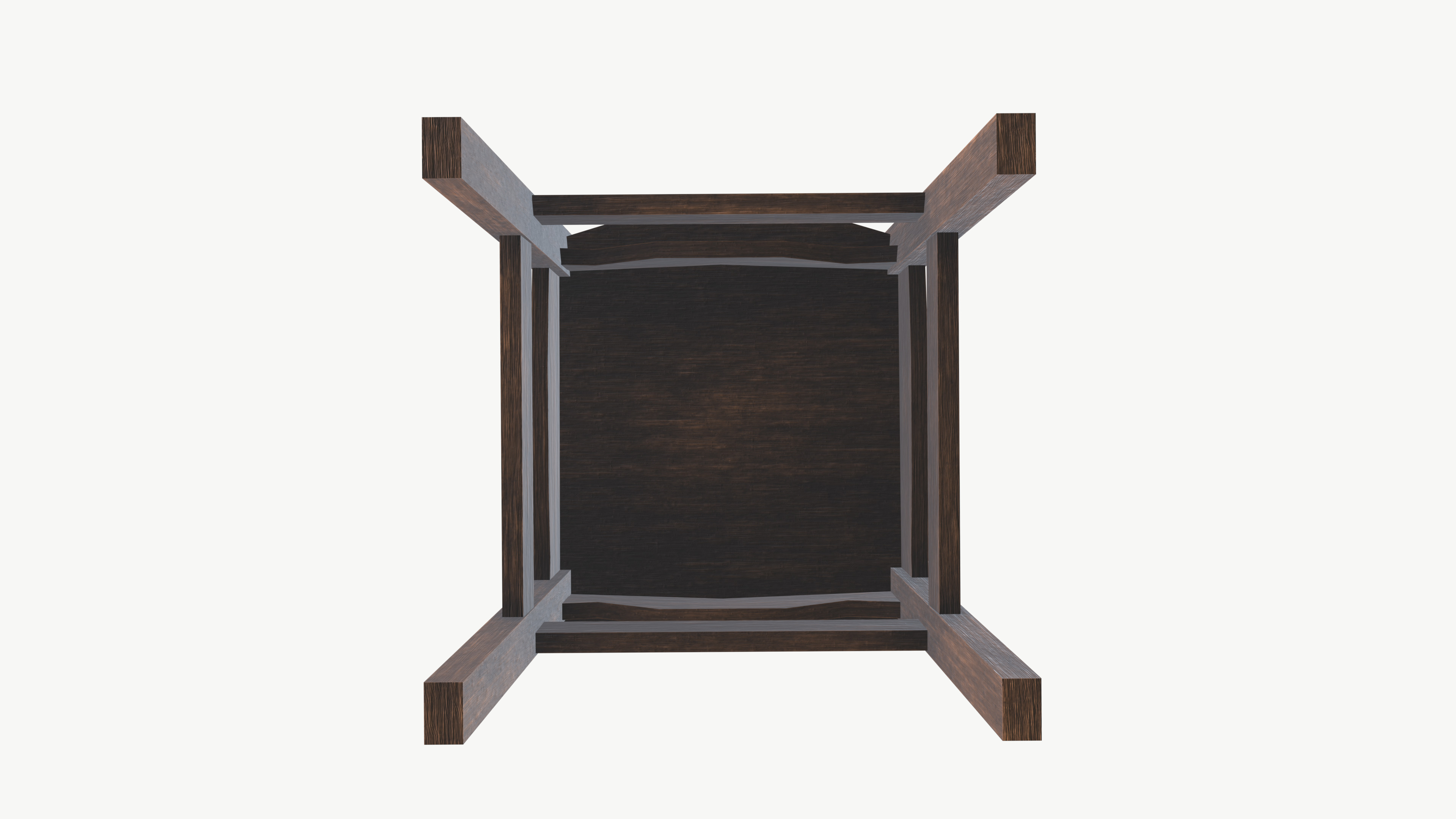 Chair Low-poly 3D model_4