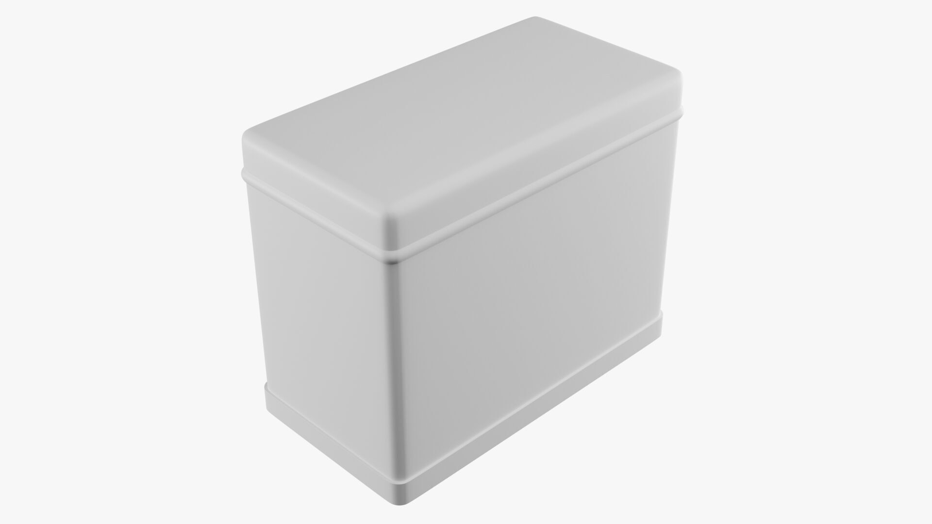 Rectangle Tin Can - 12cm 3D model_22
