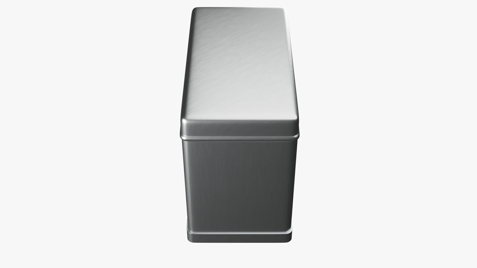 Rectangle Tin Can - 12cm 3D model_9
