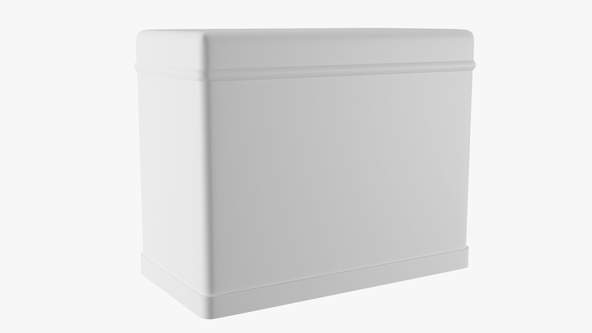 Rectangle Tin Can - 12cm 3D model_24