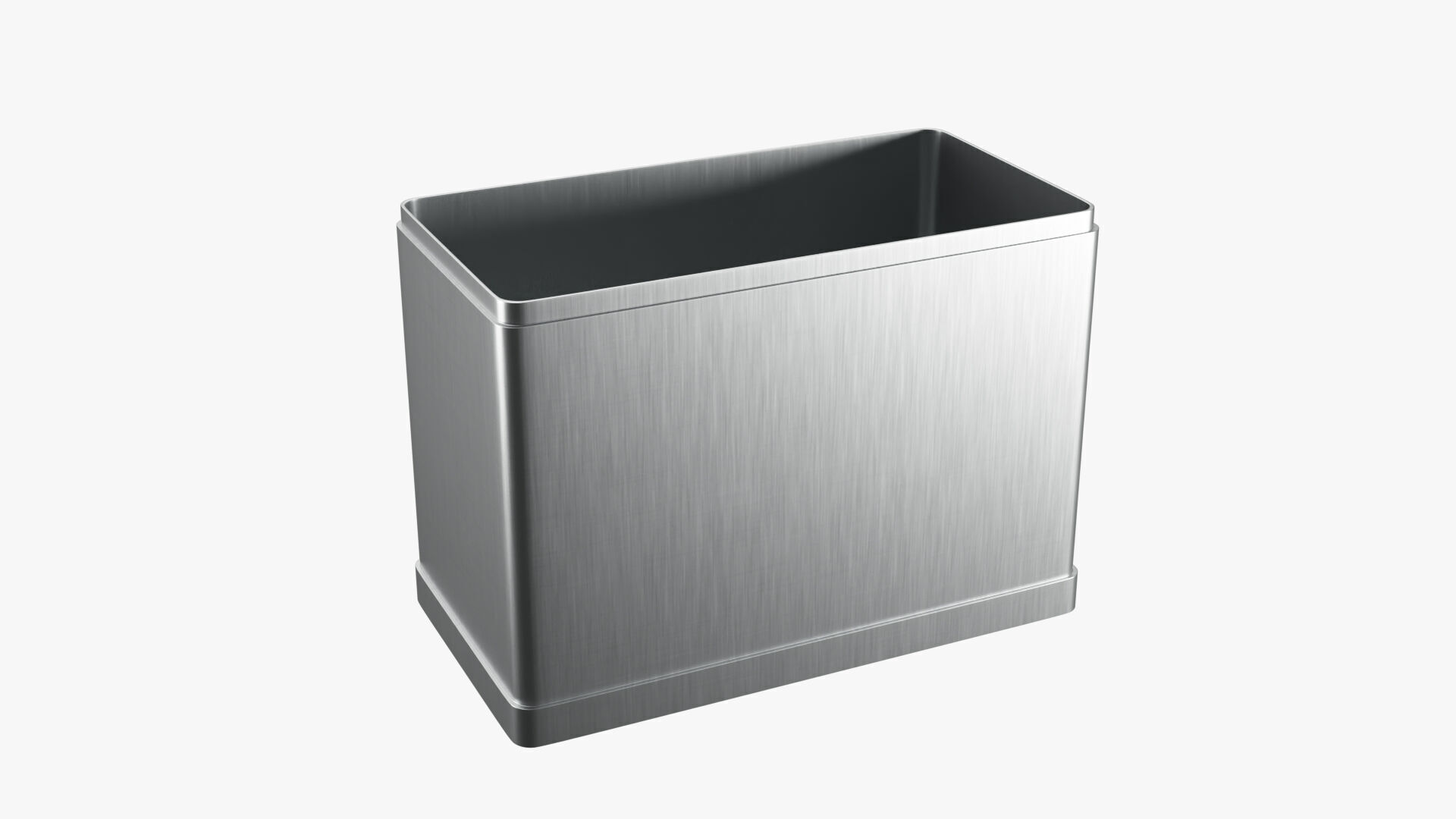Rectangle Tin Can - 12cm 3D model_12