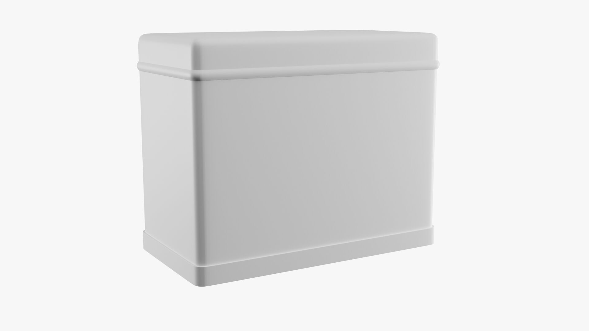 Rectangle Tin Can - 12cm 3D model_21