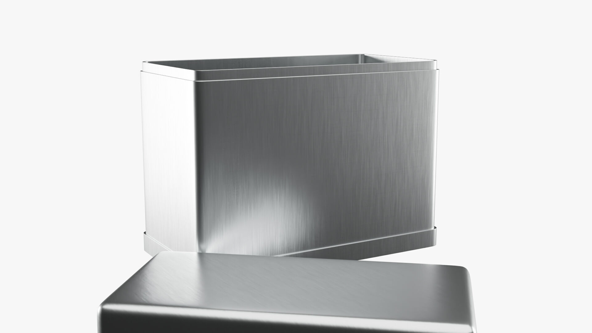 Rectangle Tin Can - 12cm 3D model_14