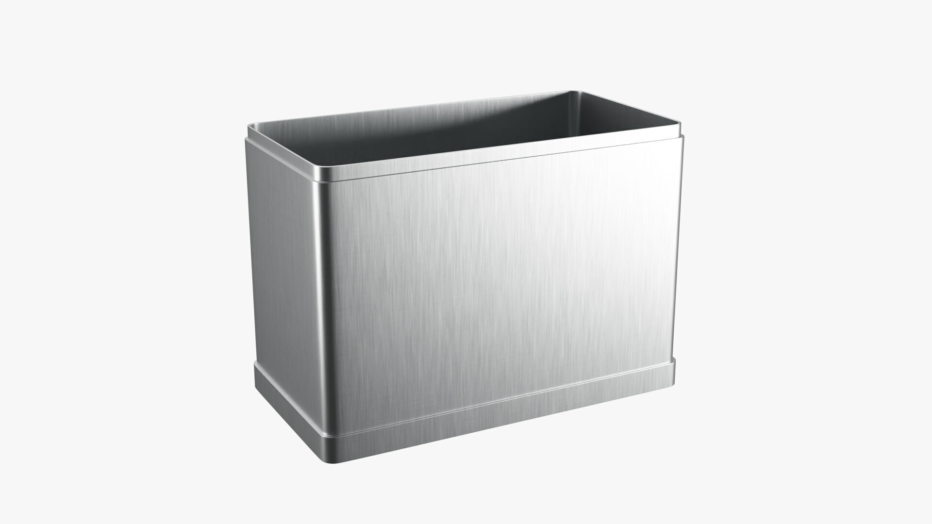Rectangle Tin Can - 12cm 3D model_11