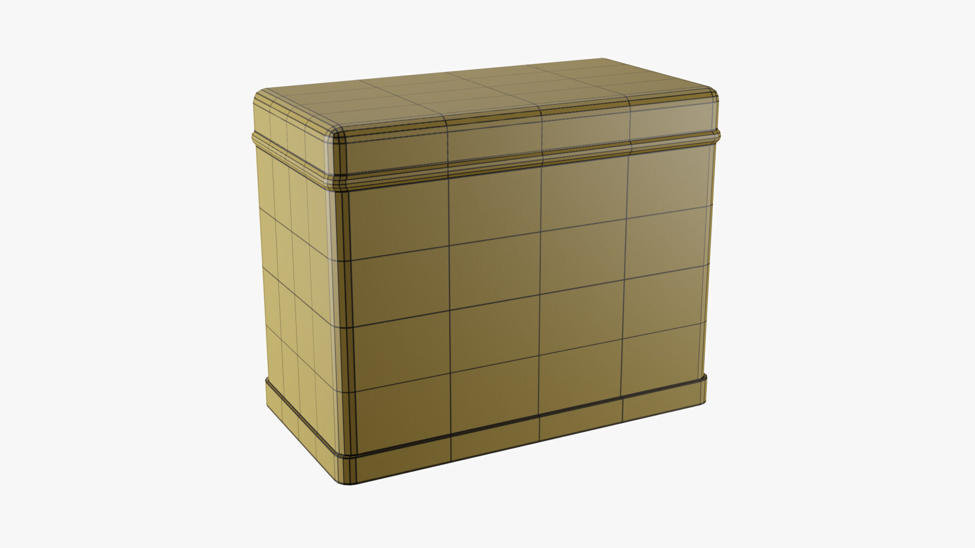 Rectangle Tin Can - 12cm 3D model_32