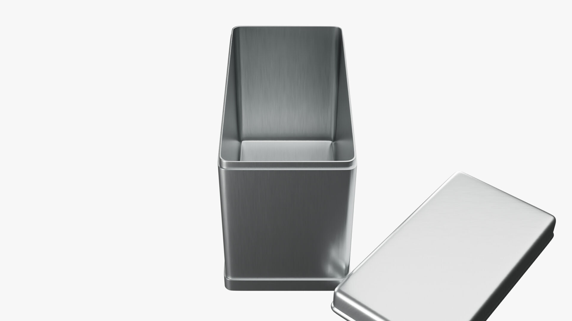 Rectangle Tin Can - 12cm 3D model_16