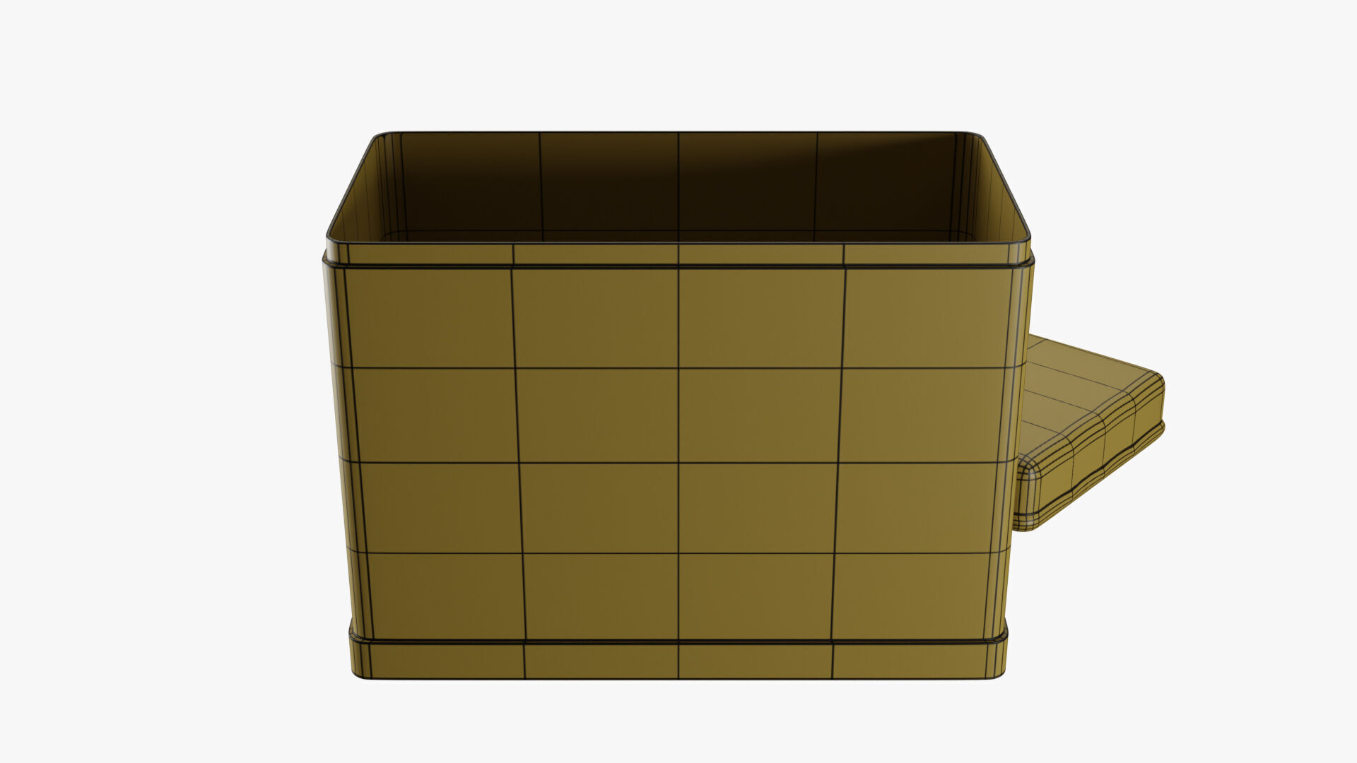Rectangle Tin Can - 12cm 3D model_41