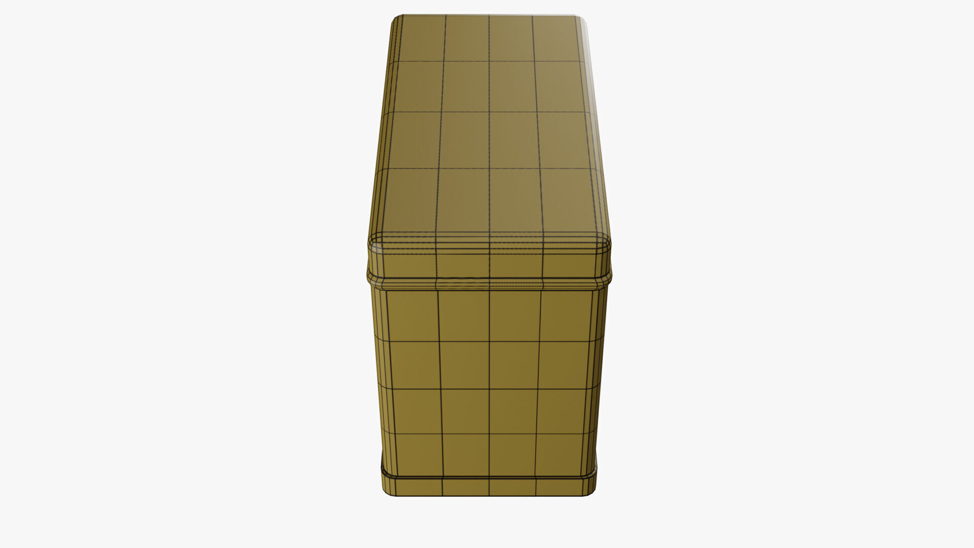 Rectangle Tin Can - 12cm 3D model_37