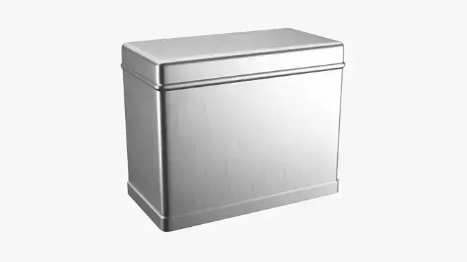 Rectangle Tin Can - 12cm