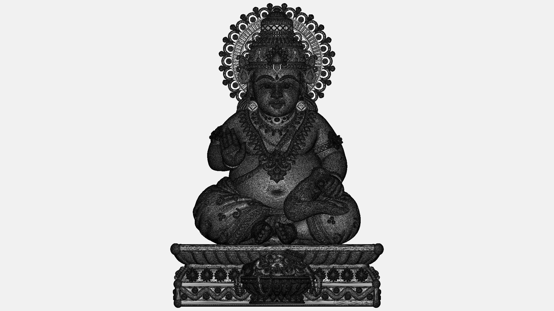 Kuber-Ji 3D-Print-Model No1 -Jewelery Murti- 3D print model_6