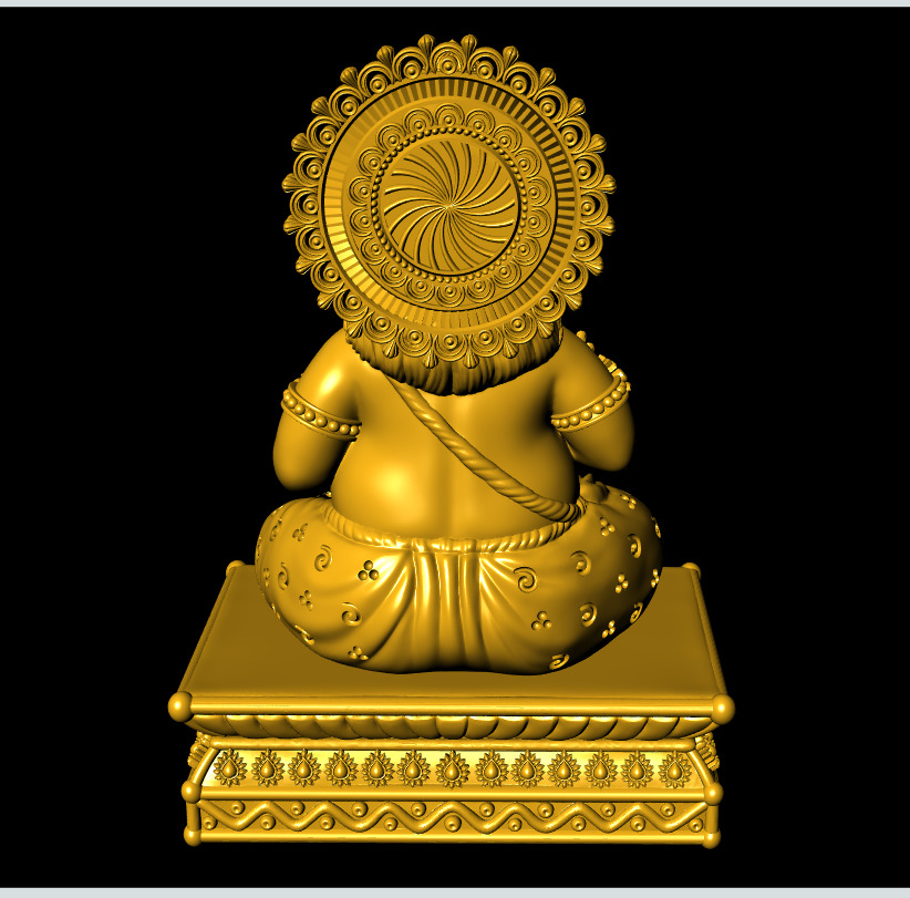 Kuber-Ji 3D-Print-Model No1 -Jewelery Murti- 3D print model_3