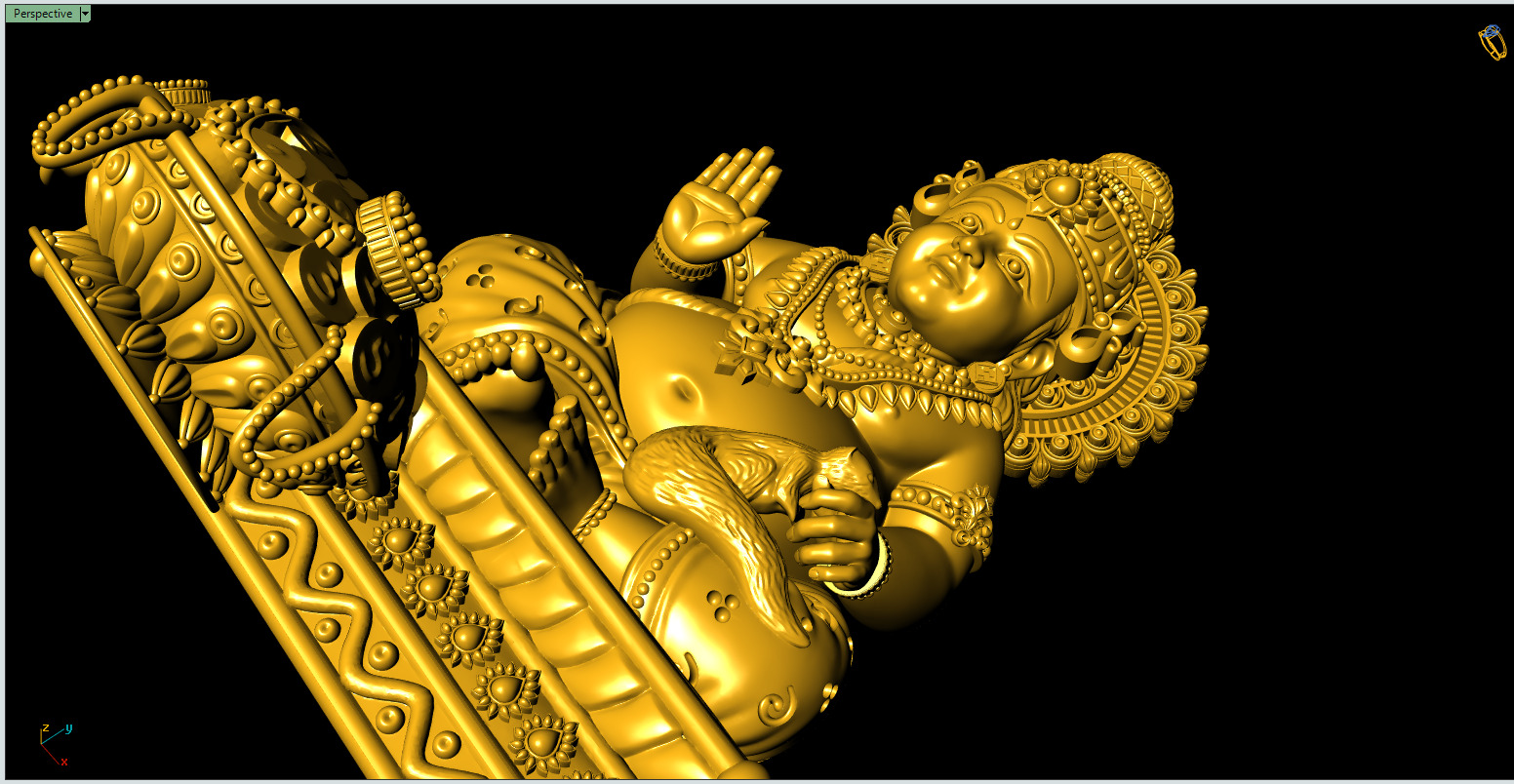 Kuber-Ji 3D-Print-Model No1 -Jewelery Murti- 3D print model_1