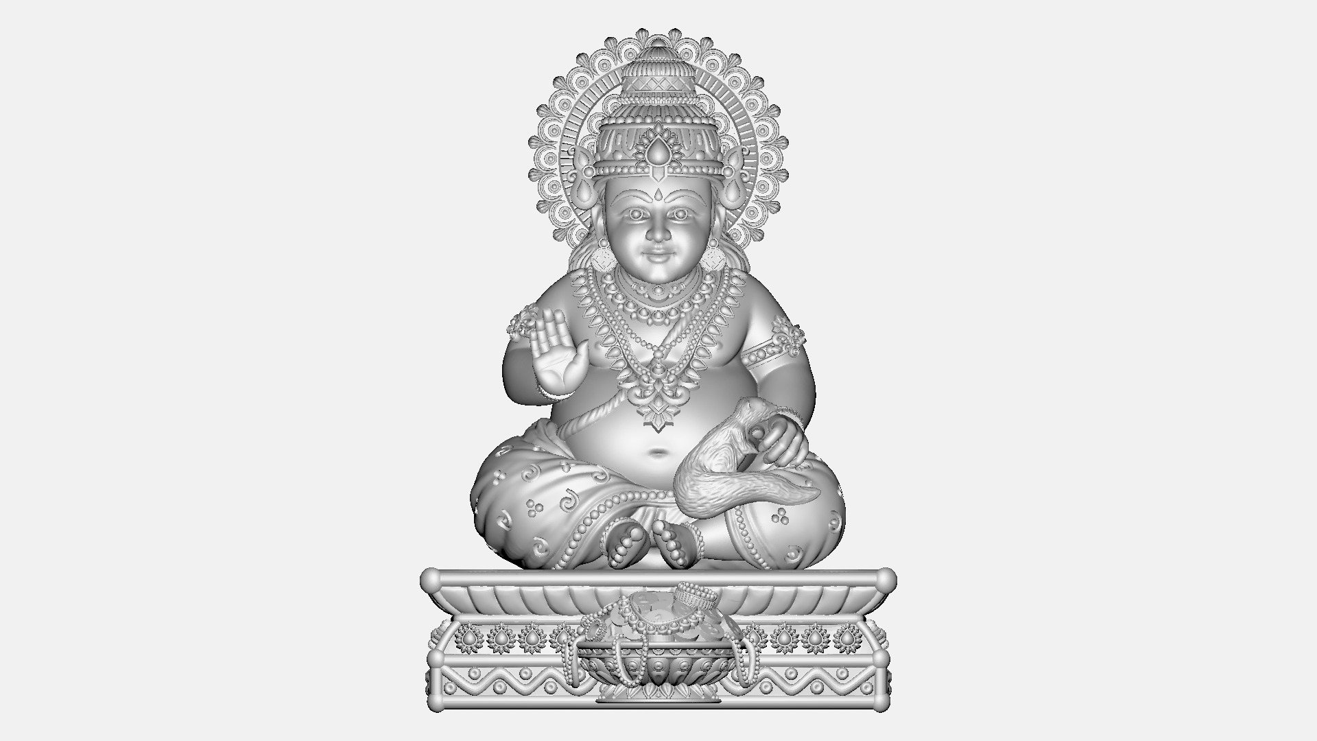 Kuber-Ji 3D-Print-Model No1 -Jewelery Murti- 3D print model_5