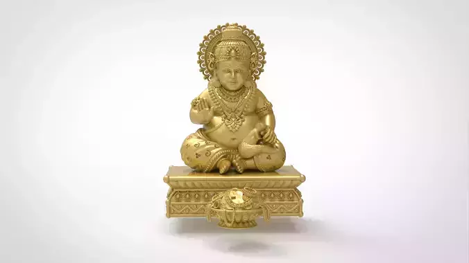 Kuber-Ji 3D-Print-Model No1 -Jewelery Murti-