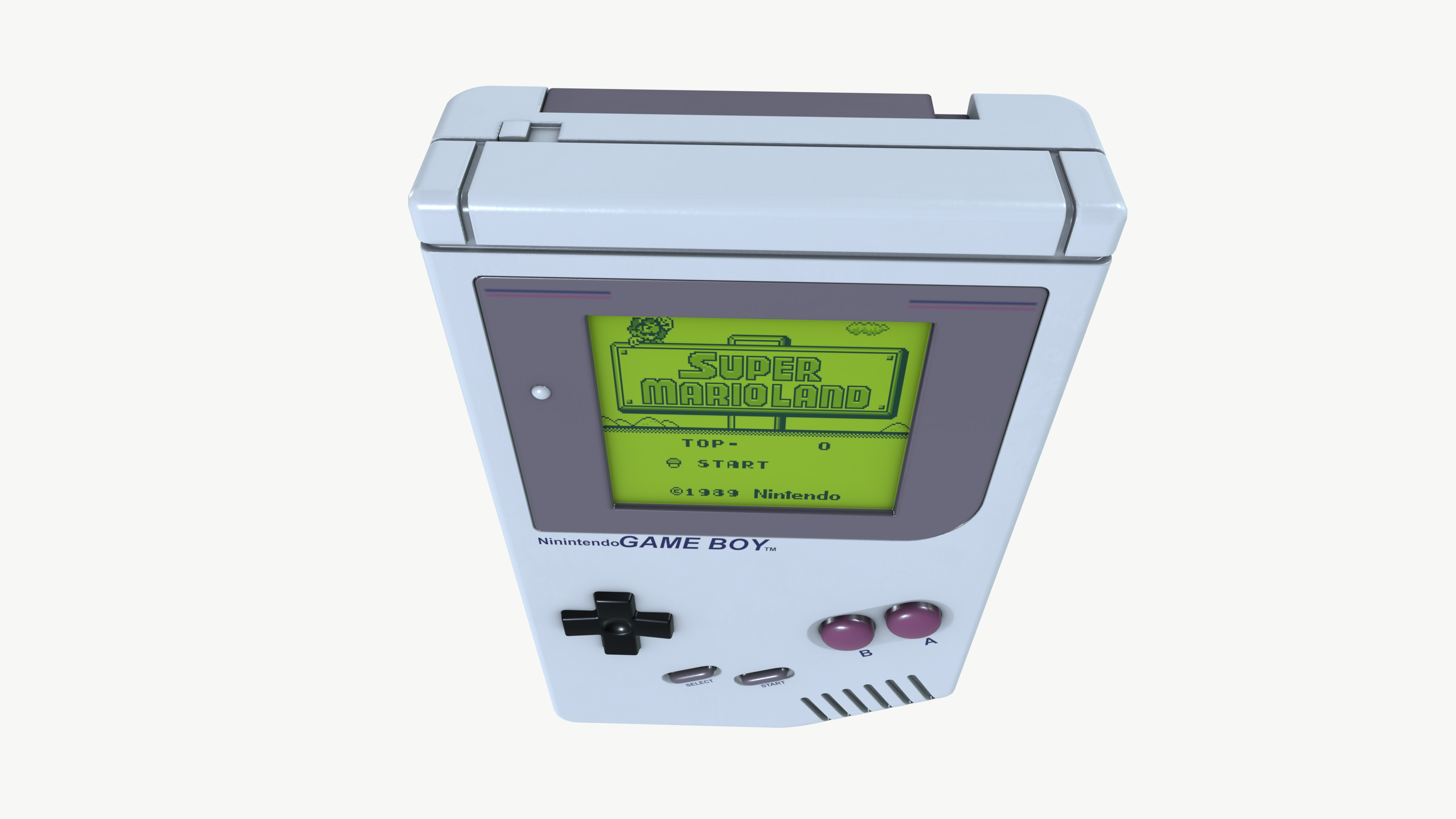 GameBoy 3D model_4