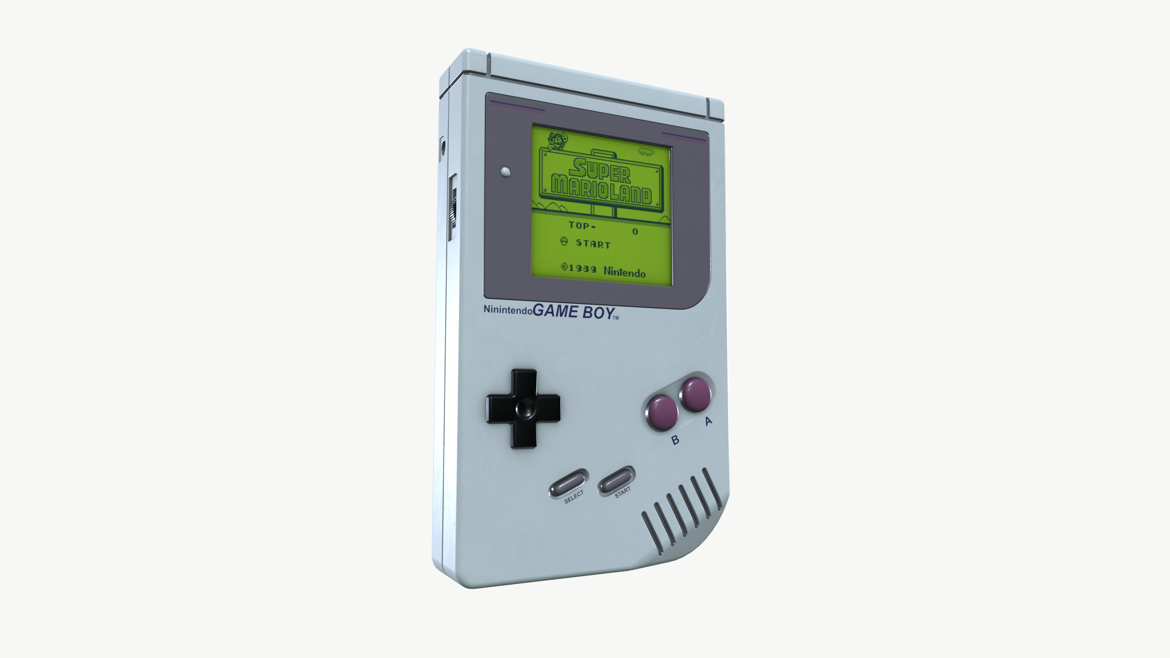 GameBoy 3D model_2