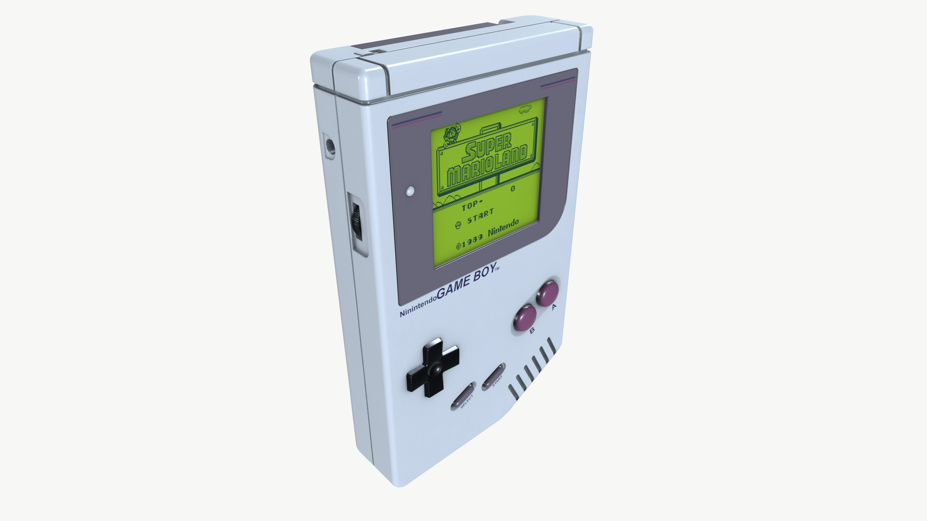GameBoy 3D model_8