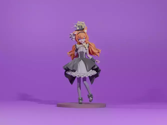 Blue archive - Idol Iochi Mari 3D print model 3D print model