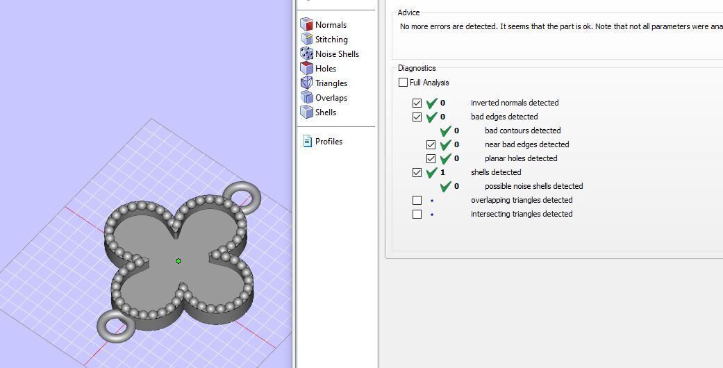 Van Cleef style pendant or bracelet part 3D print model_9