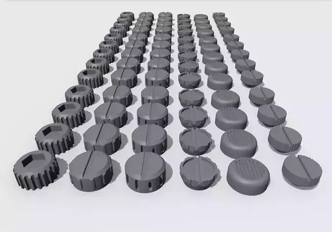 Gundam High-Resolution Detail-Up Screws Custom Model Kit Parts