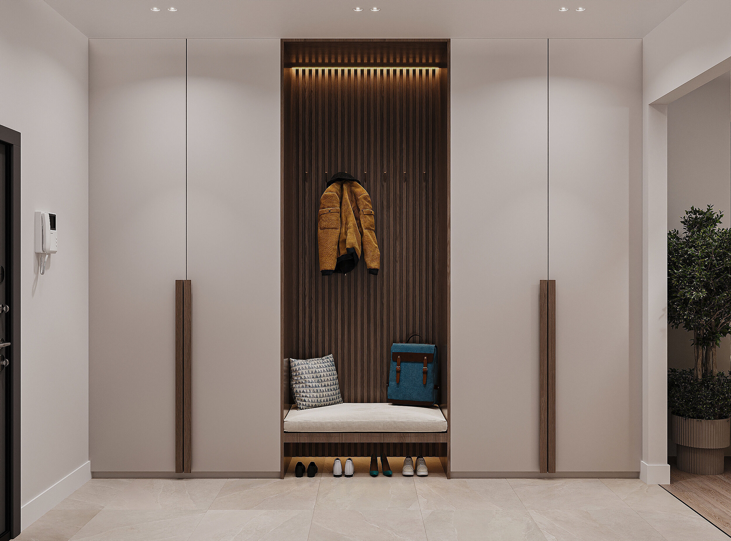 Modern apartament scene 3D model_33