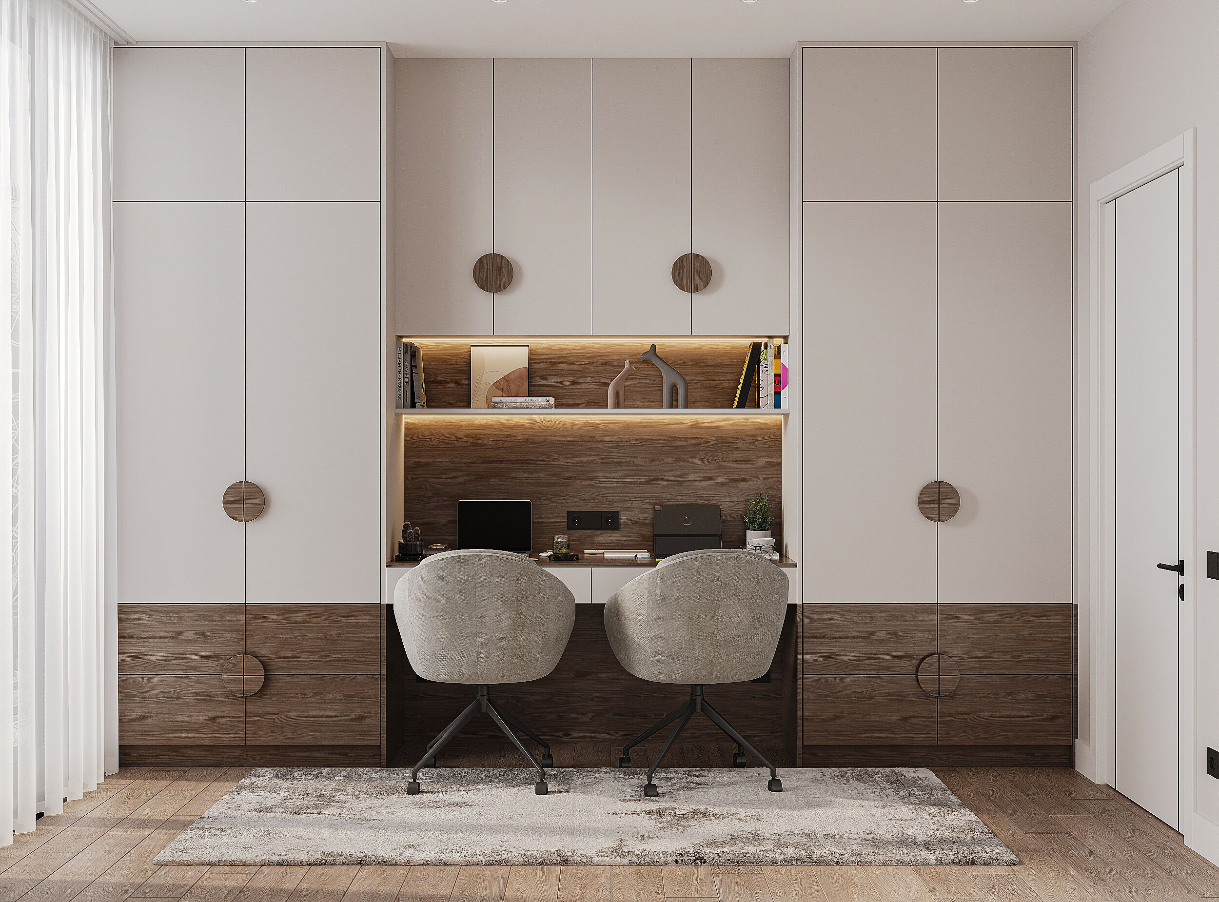 Modern apartament scene 3D model_14