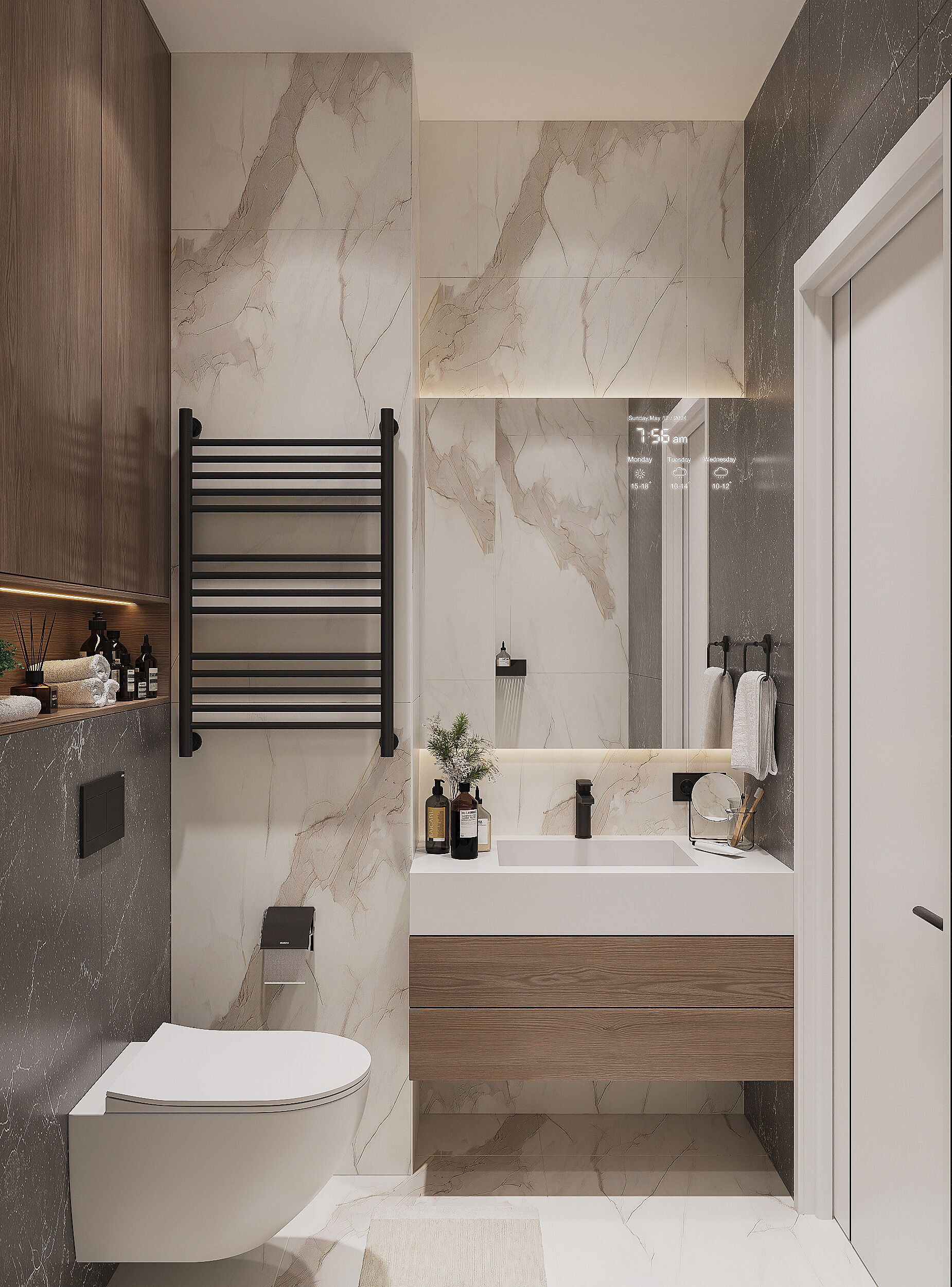 Modern apartament scene 3D model_21