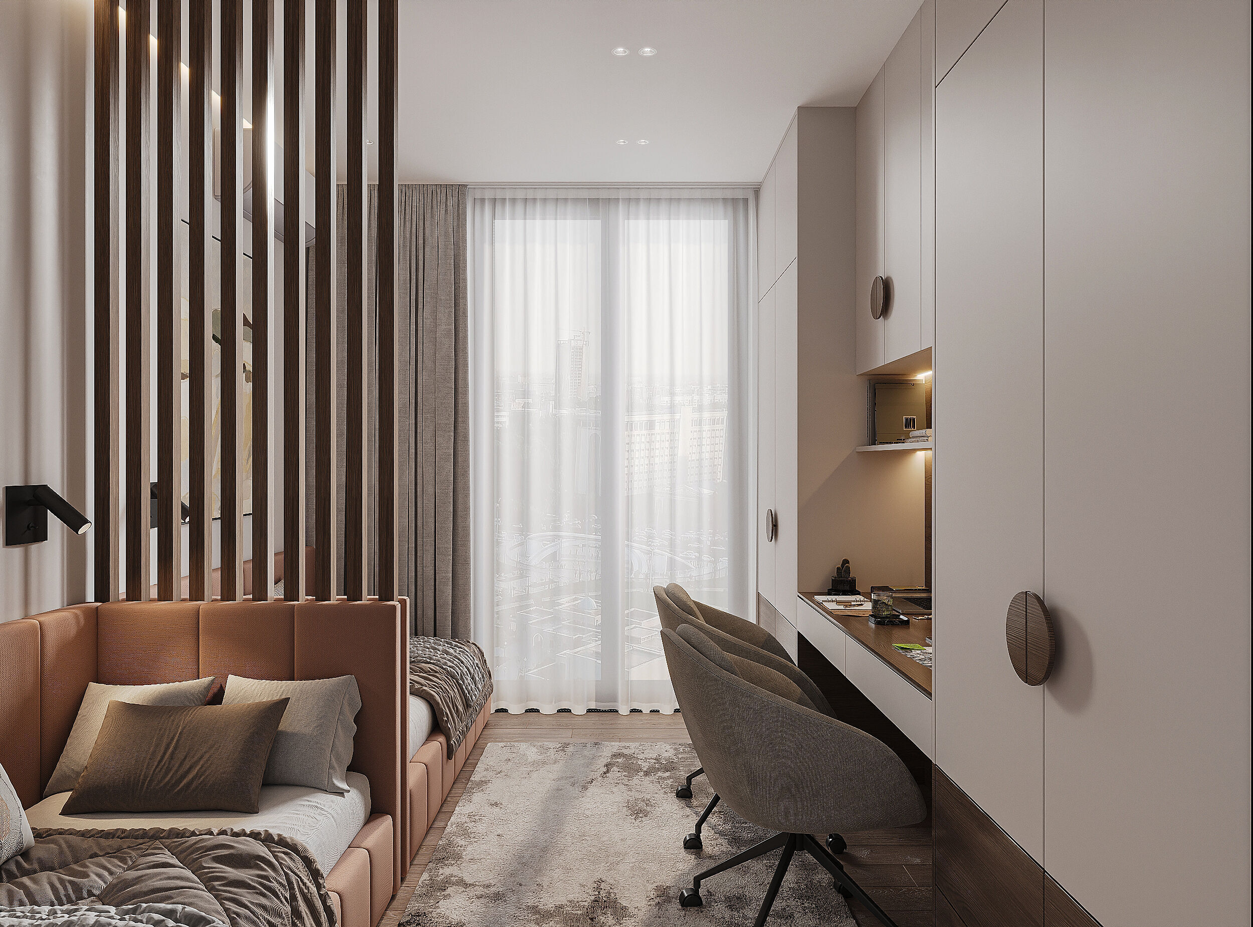 Modern apartament scene 3D model_17