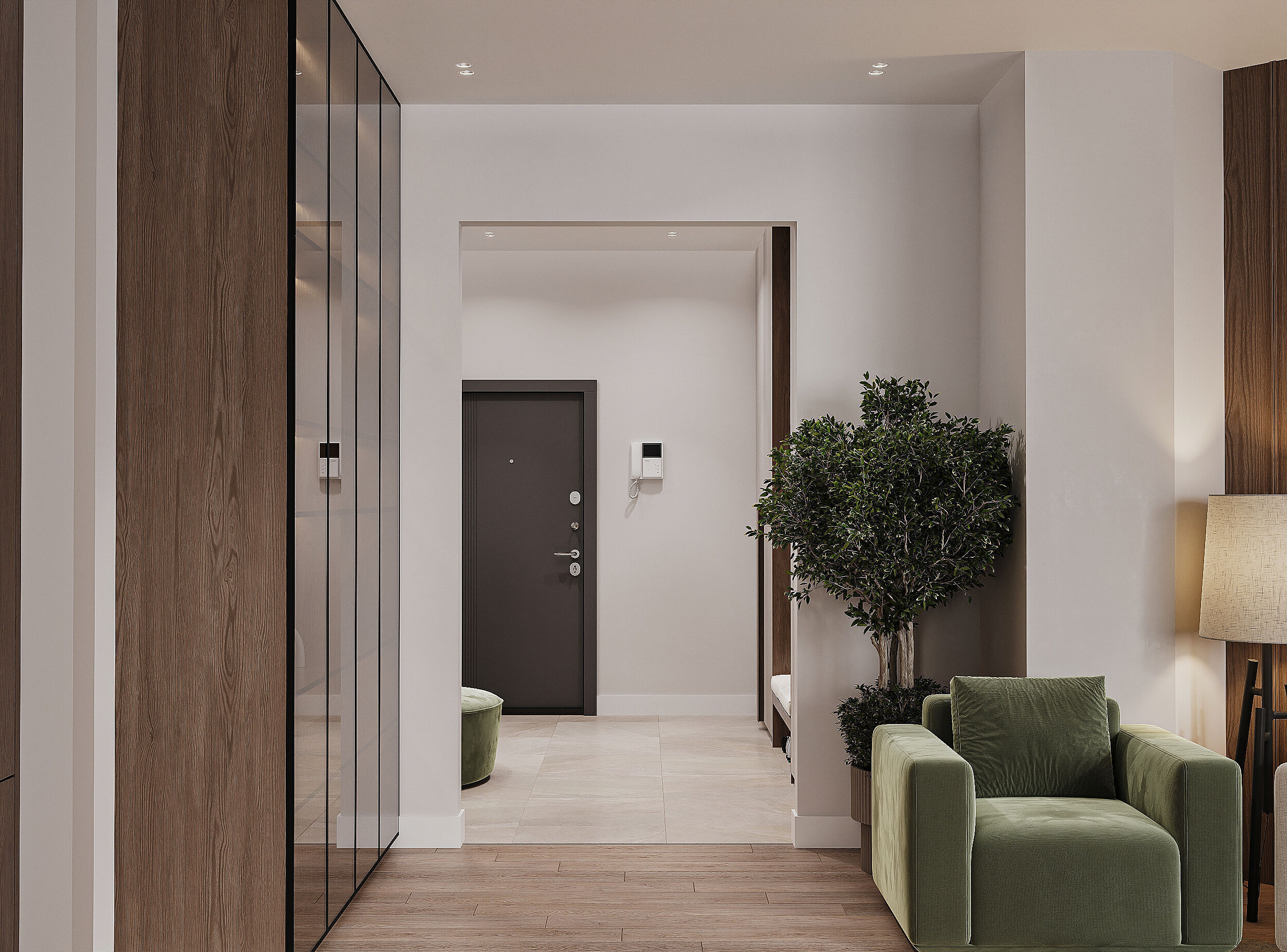 Modern apartament scene 3D model_32