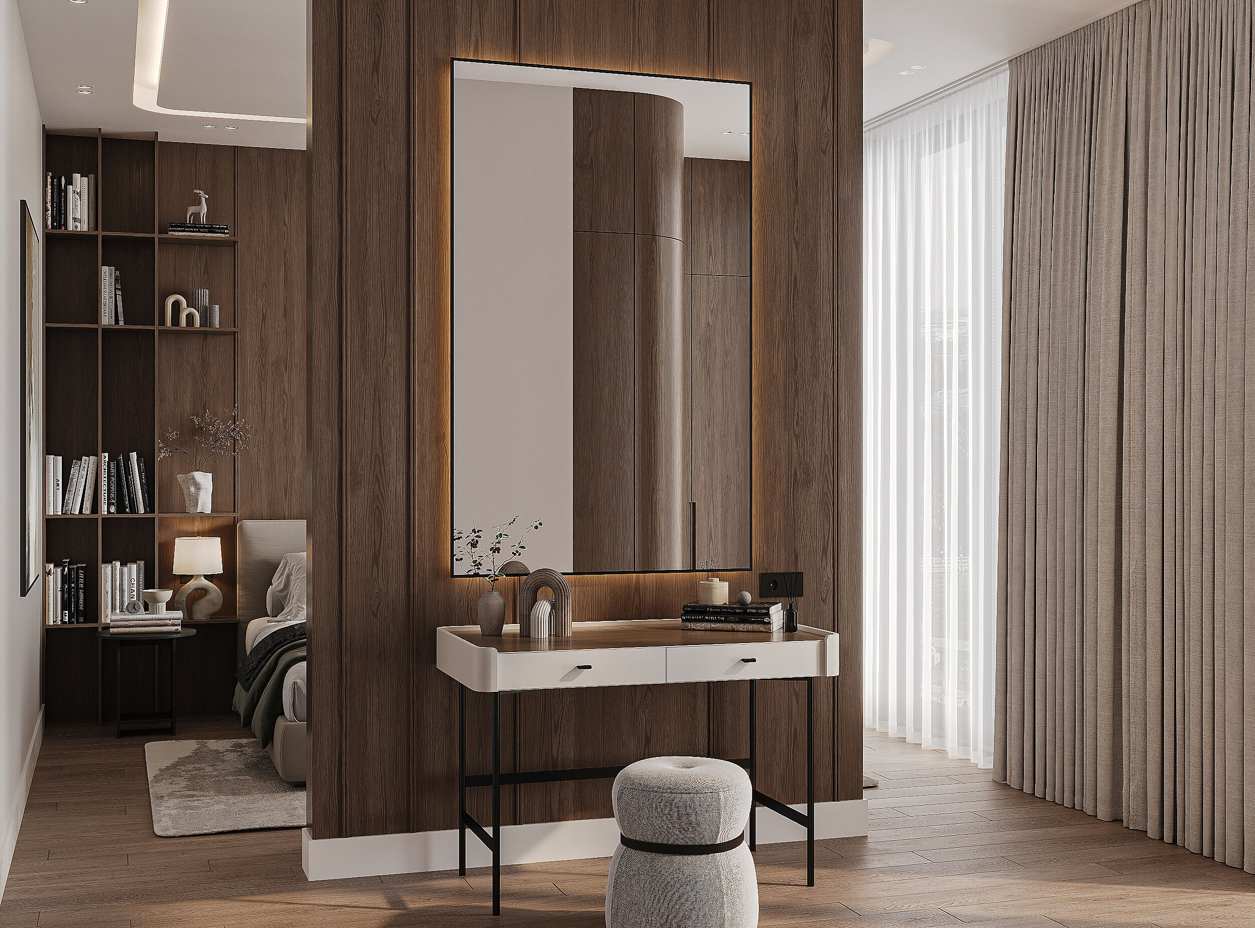 Modern apartament scene 3D model_10