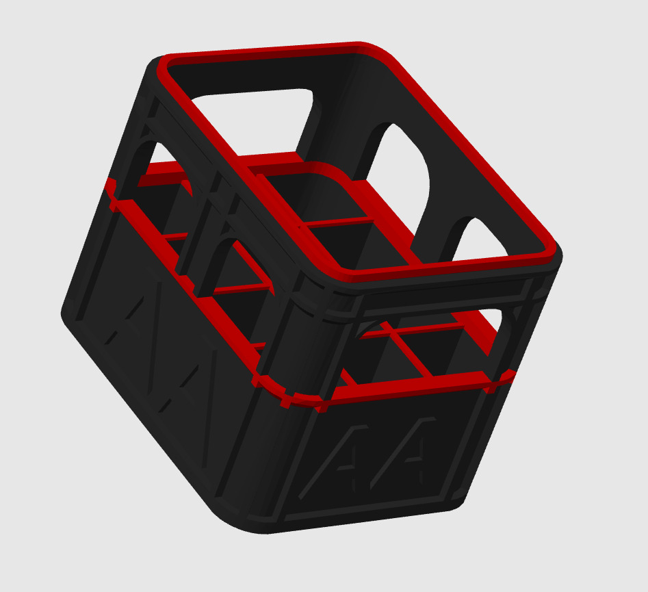 Battery holder 3D print model_3
