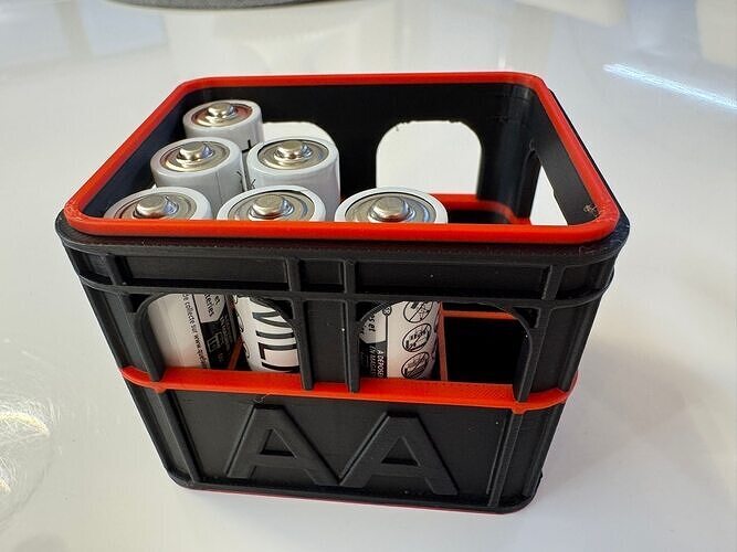 Battery holder 3D print model