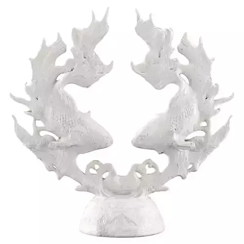 Fish Art Low-poly 3D model