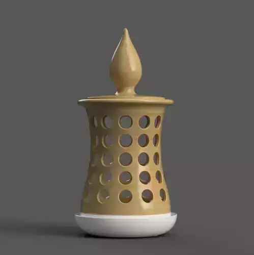 Elegant Lantern STL File for Cozy Home Decoration 3D print model