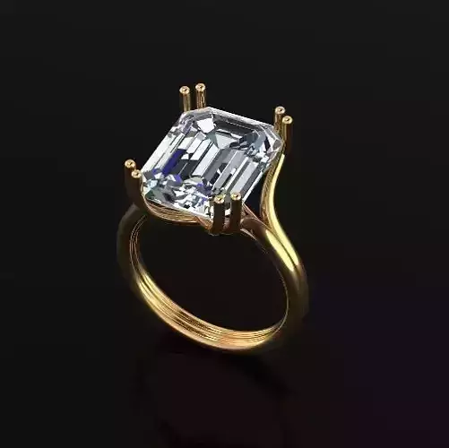 Solitaire ring Model 7011