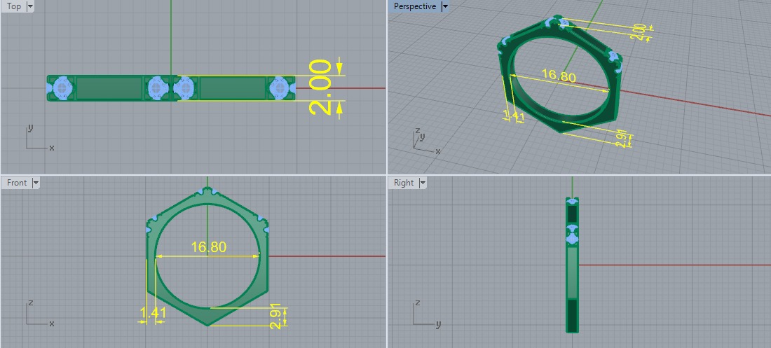 Ring Model 7007 3D print model_5