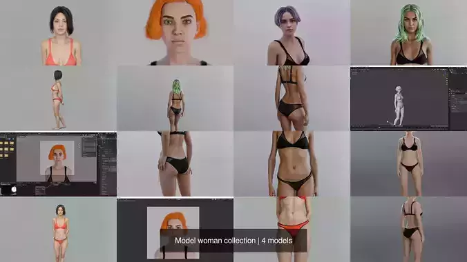 Model woman collection 