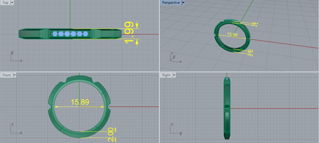 Ring Model 7001 3D print model_5